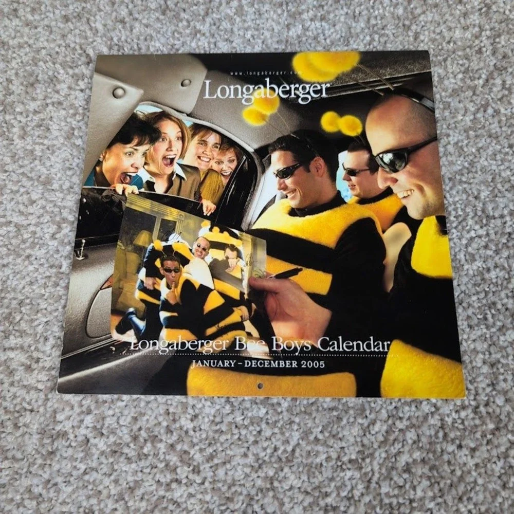 Longaberger Bee Boys‎ 2005 Calendar Signed Collectible Limited Edition